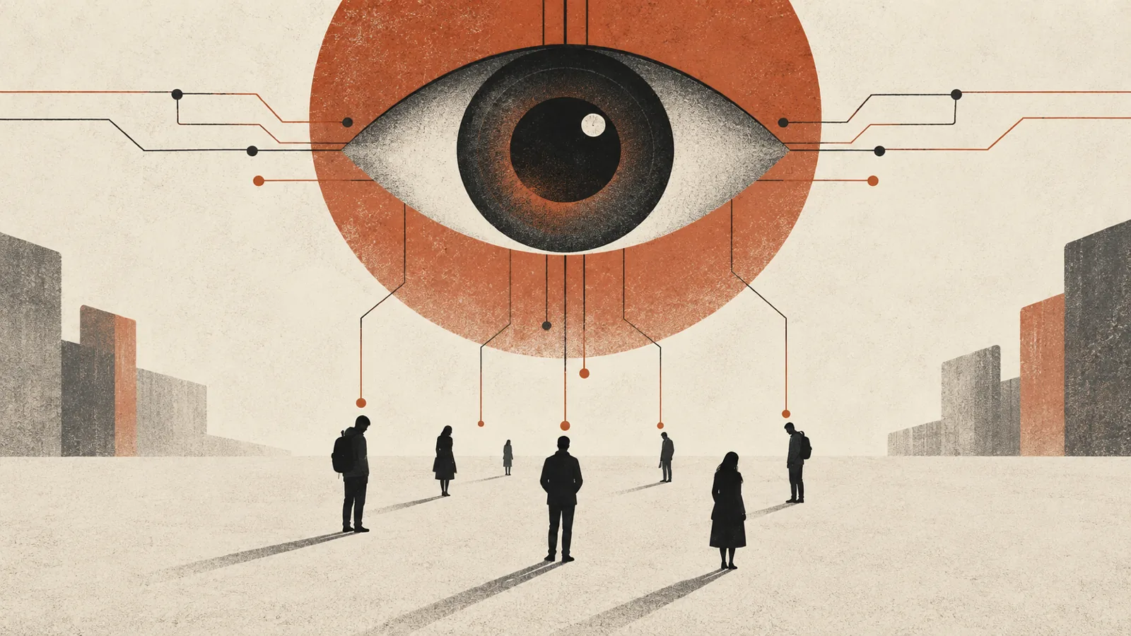 Illustration for AI-Enabled State Surveillance