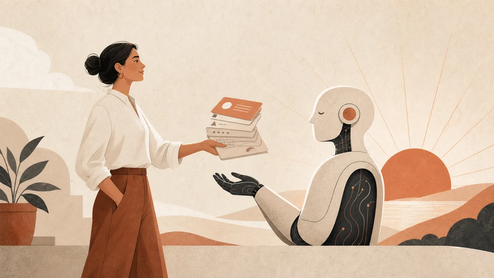 Illustration for The Automation–Optimism Link