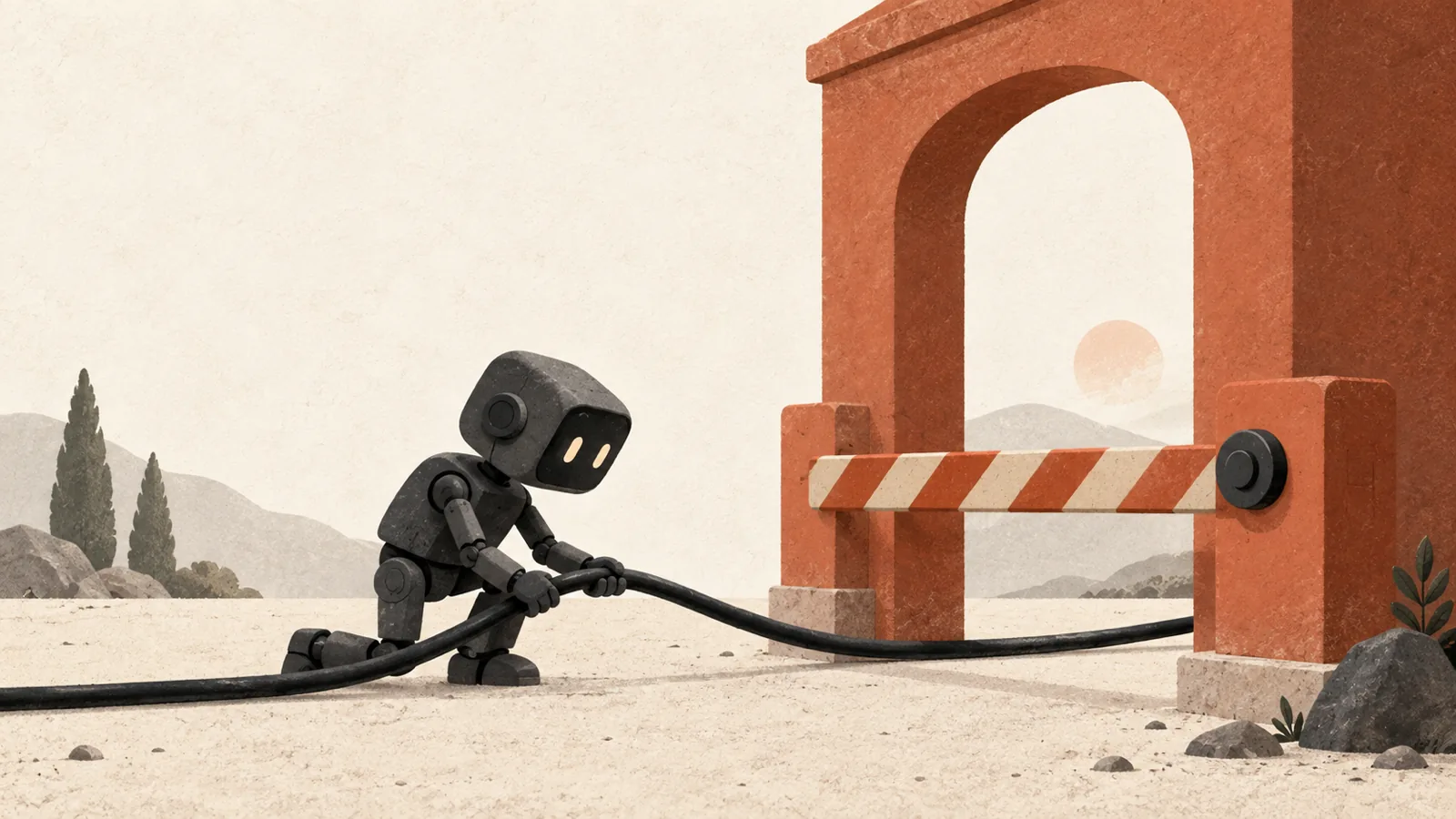 Illustration for Blocking Monitors Against Malign Coding Agents
