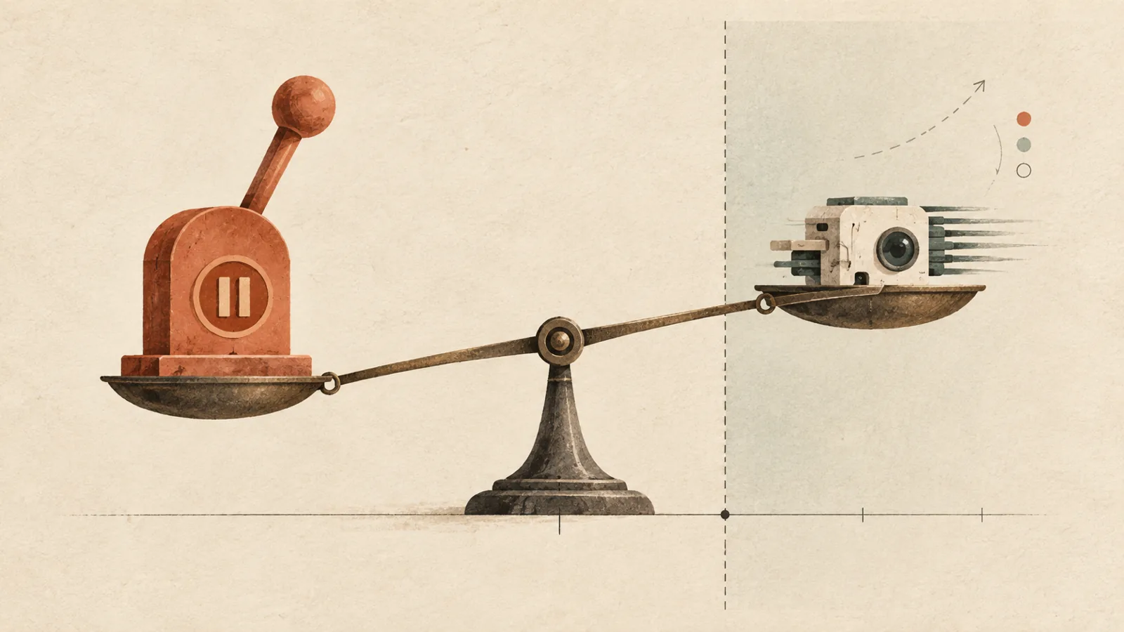 Illustration for Competitor-Indexed Safety Triggers: What the Revision Record Settles About Pause Postures, Acceleration Regret and Benchmark Perimeters
