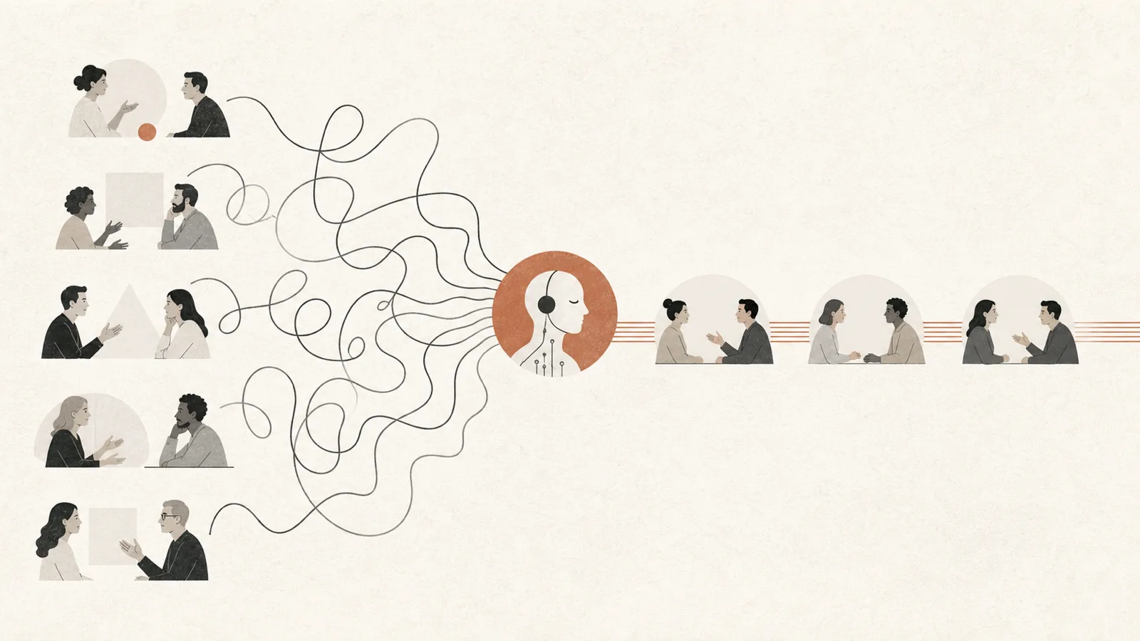 Illustration for Controlled Variance: AI's Edge as Reduced Dispersion