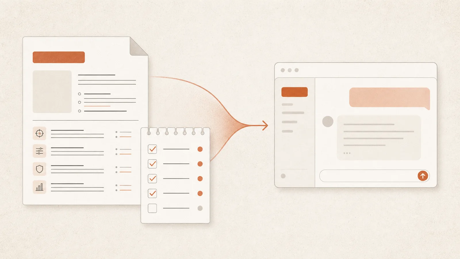 Illustration for Evals as Product Spec