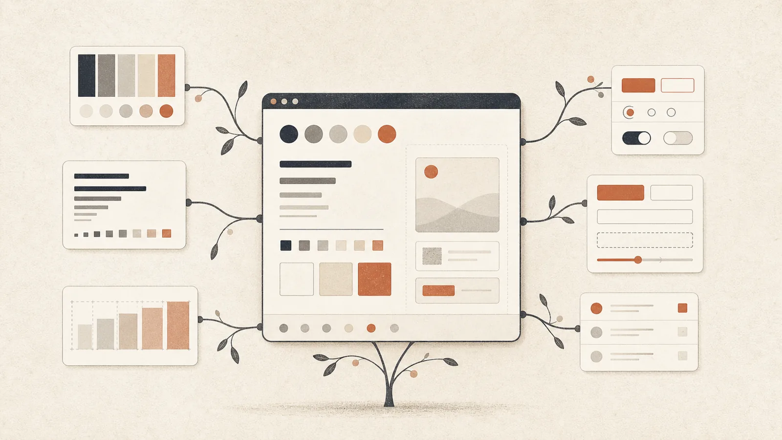Illustration for Living Design System