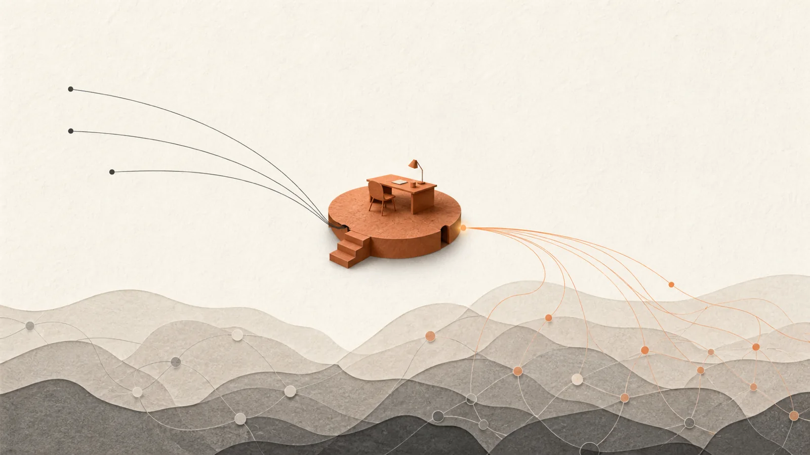 Illustration for The Global Workspace in Language Models (J-space)