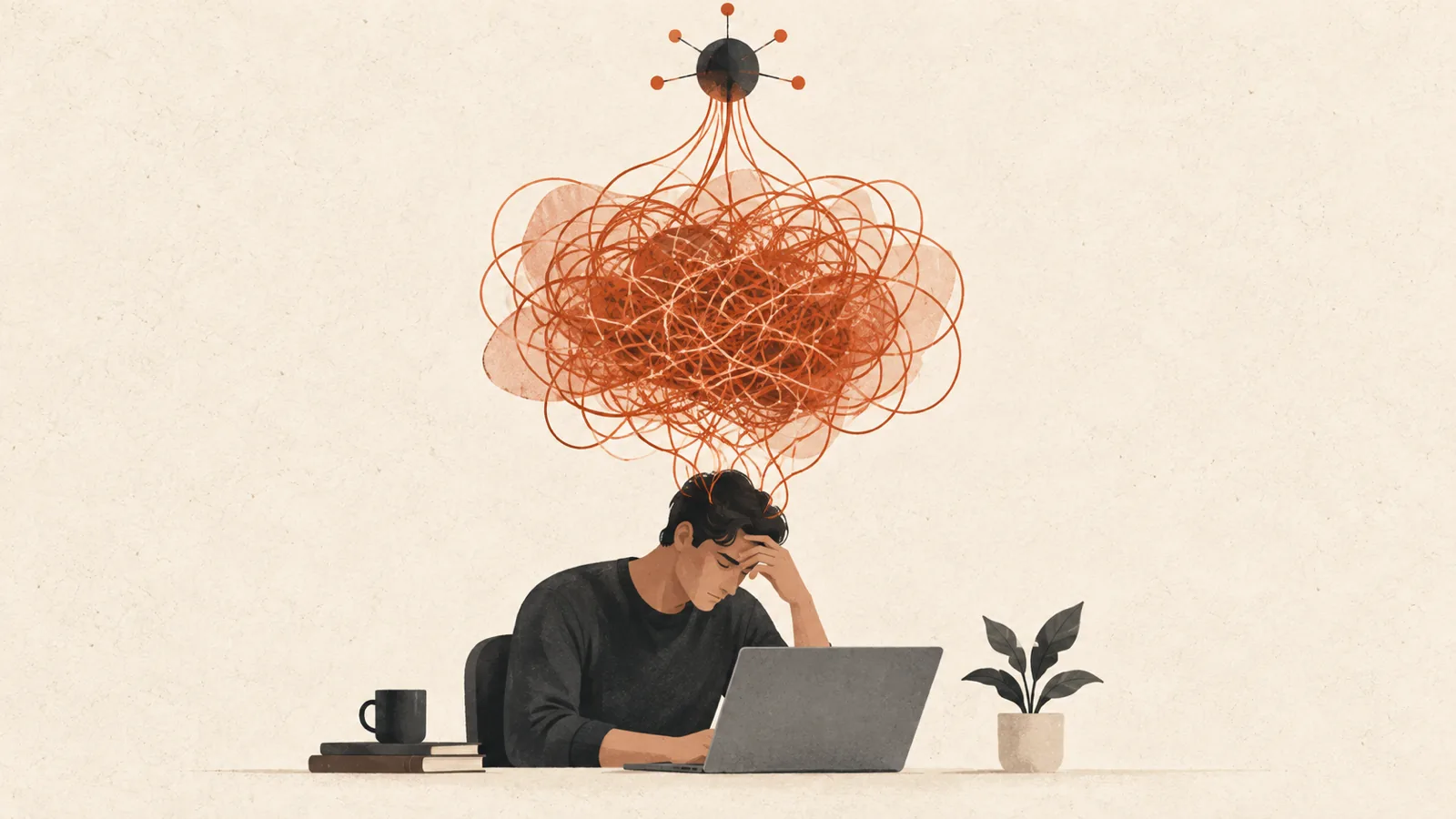Illustration for Psychological Costs of AI Adoption