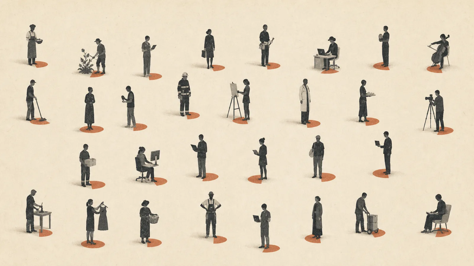 Illustration for Task Saturation: Broad but Shallow AI Diffusion