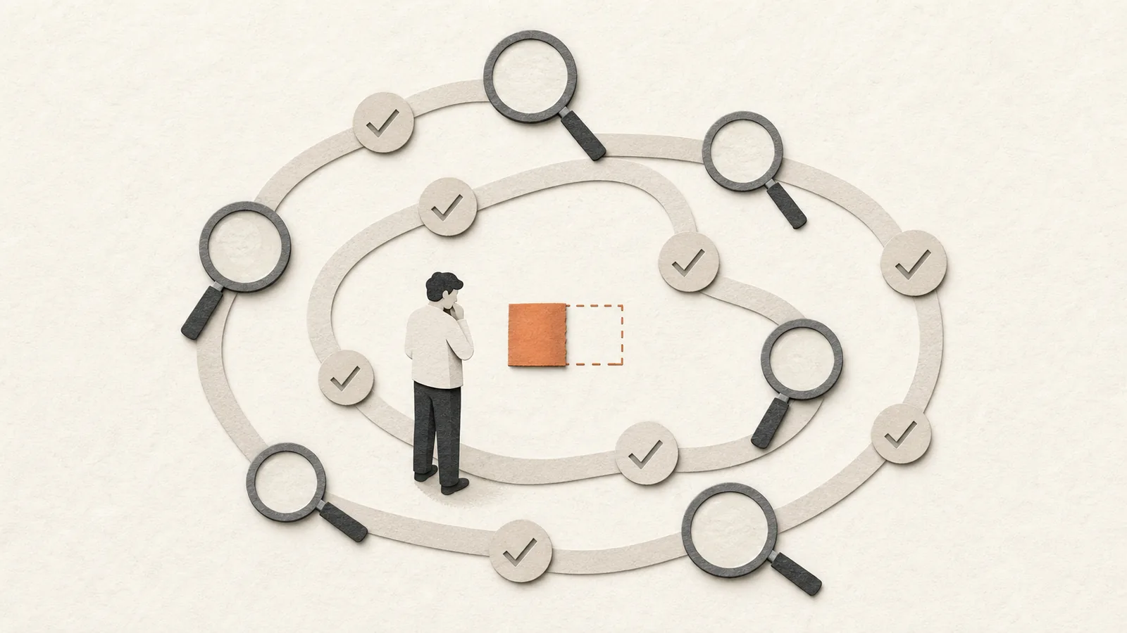 Illustration for Unproductive Self-Verification
